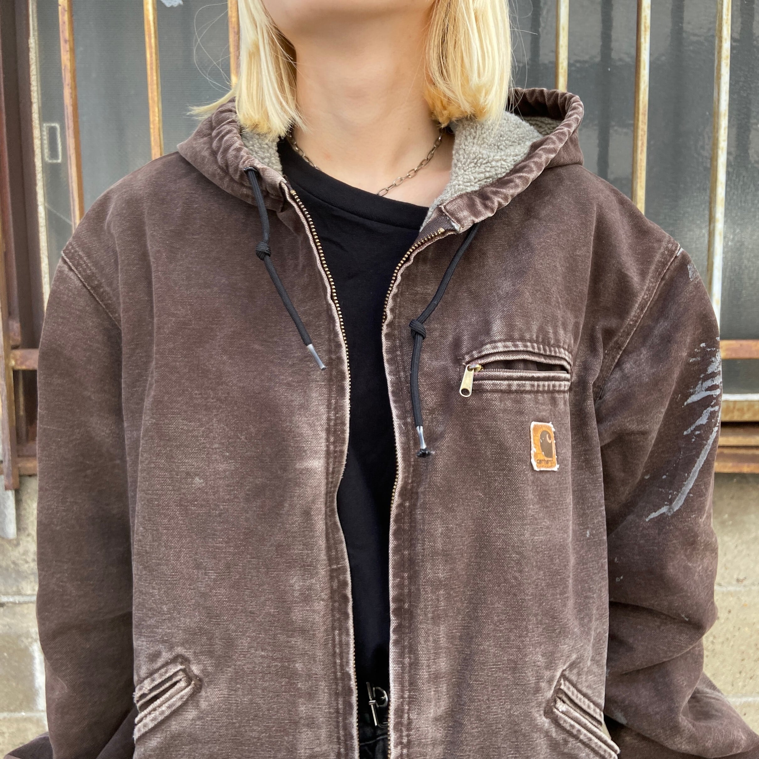 カーハート シエラジャケット ワークジャケット メンズL 古着  