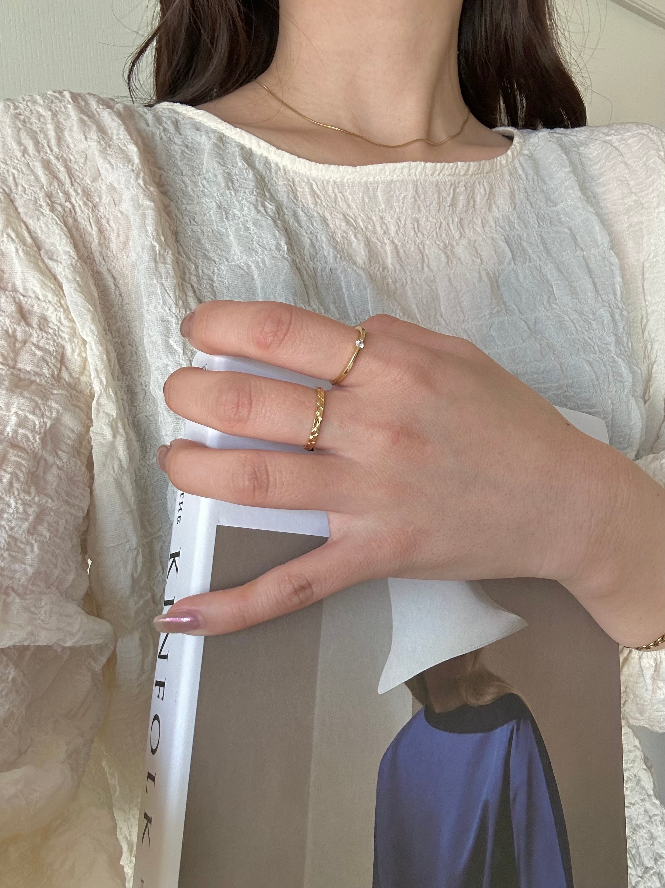 SS カットデザインリング | none