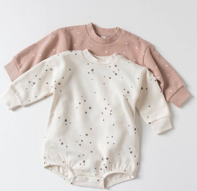 2カラー coloredorganics Jamie Fleece Bubble Romper  ボディースーツ　ロンパース　長袖ロンパース　ベビー肌着　オーガニックコットン100％　ベビー服　ベビーギフト　出産祝い　海外子供服　敏感肌