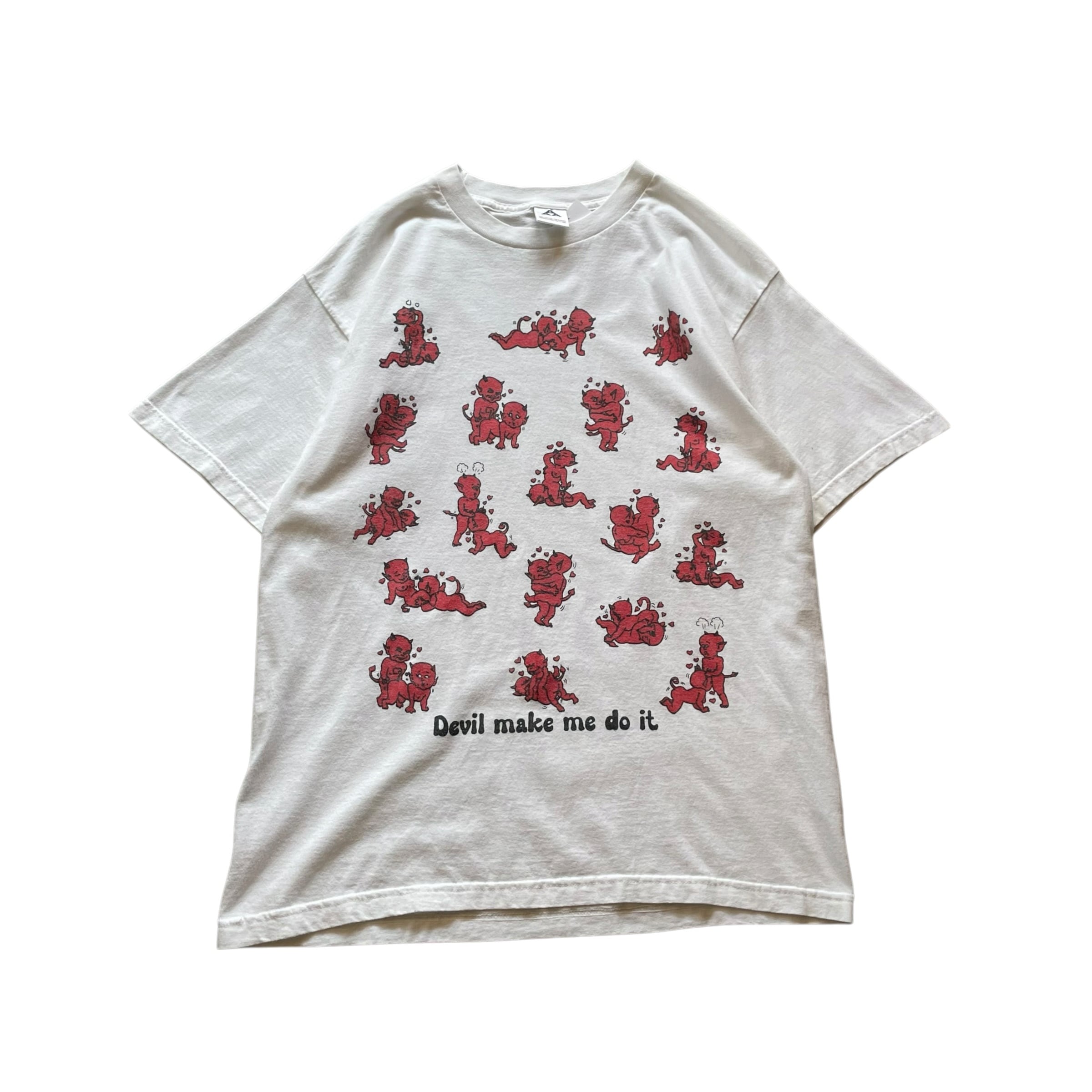 90s~ 48手 "Red Devil" T-shirt