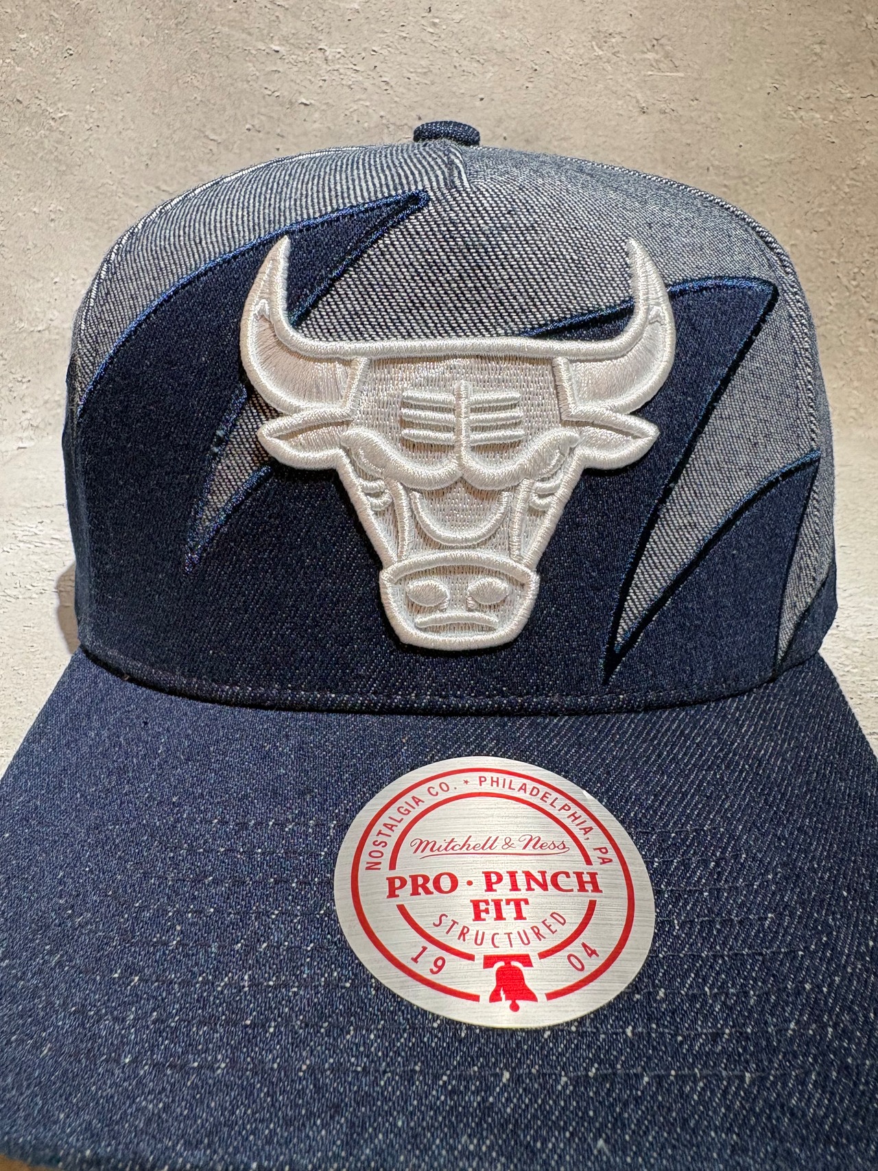 Mitchell&Ness/ミッチェルアンドネス NBA シカゴ・ブルズ デニム キャップ