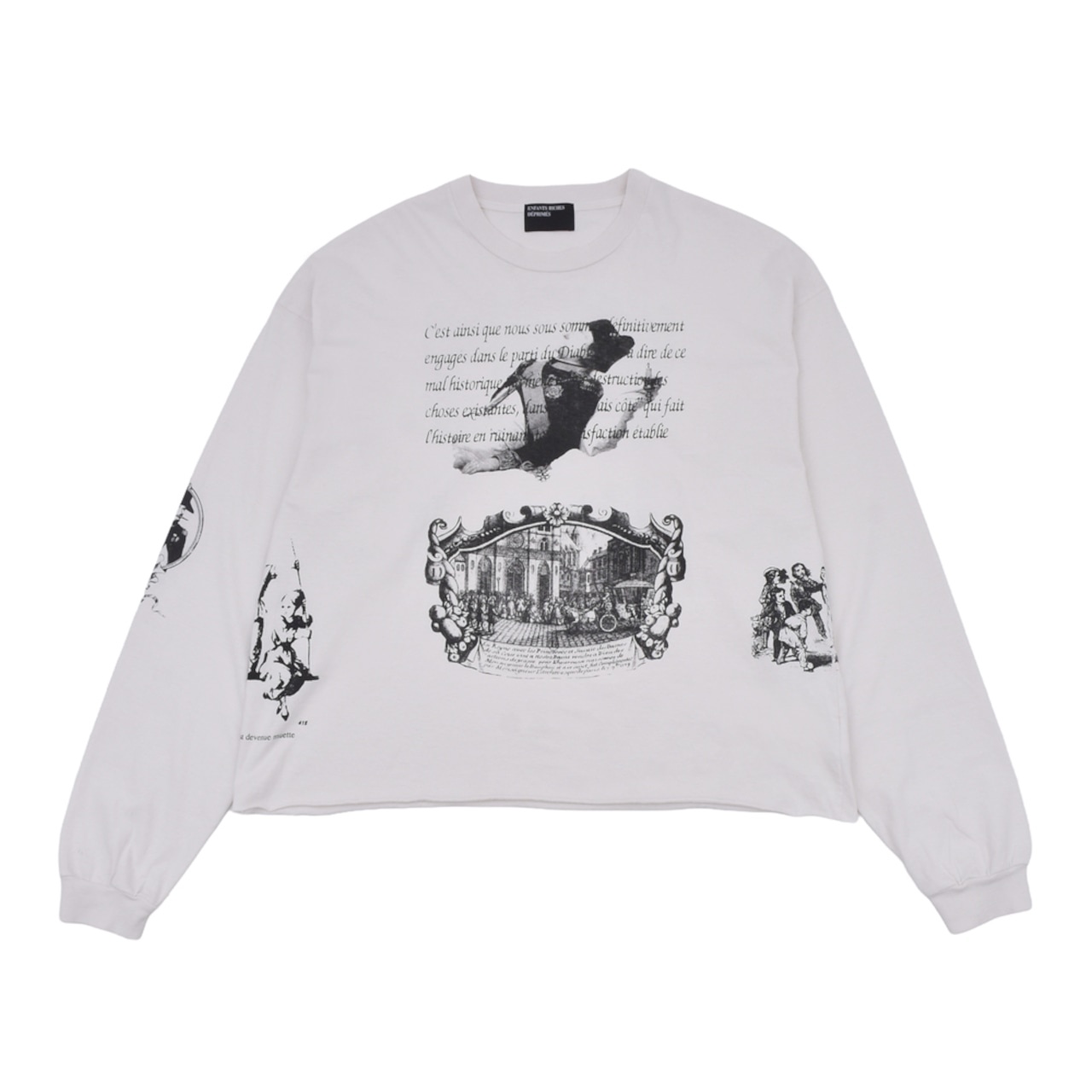 【Enfants Riches Déprimés】Napoleon LS T-Shirt Faded White - 5