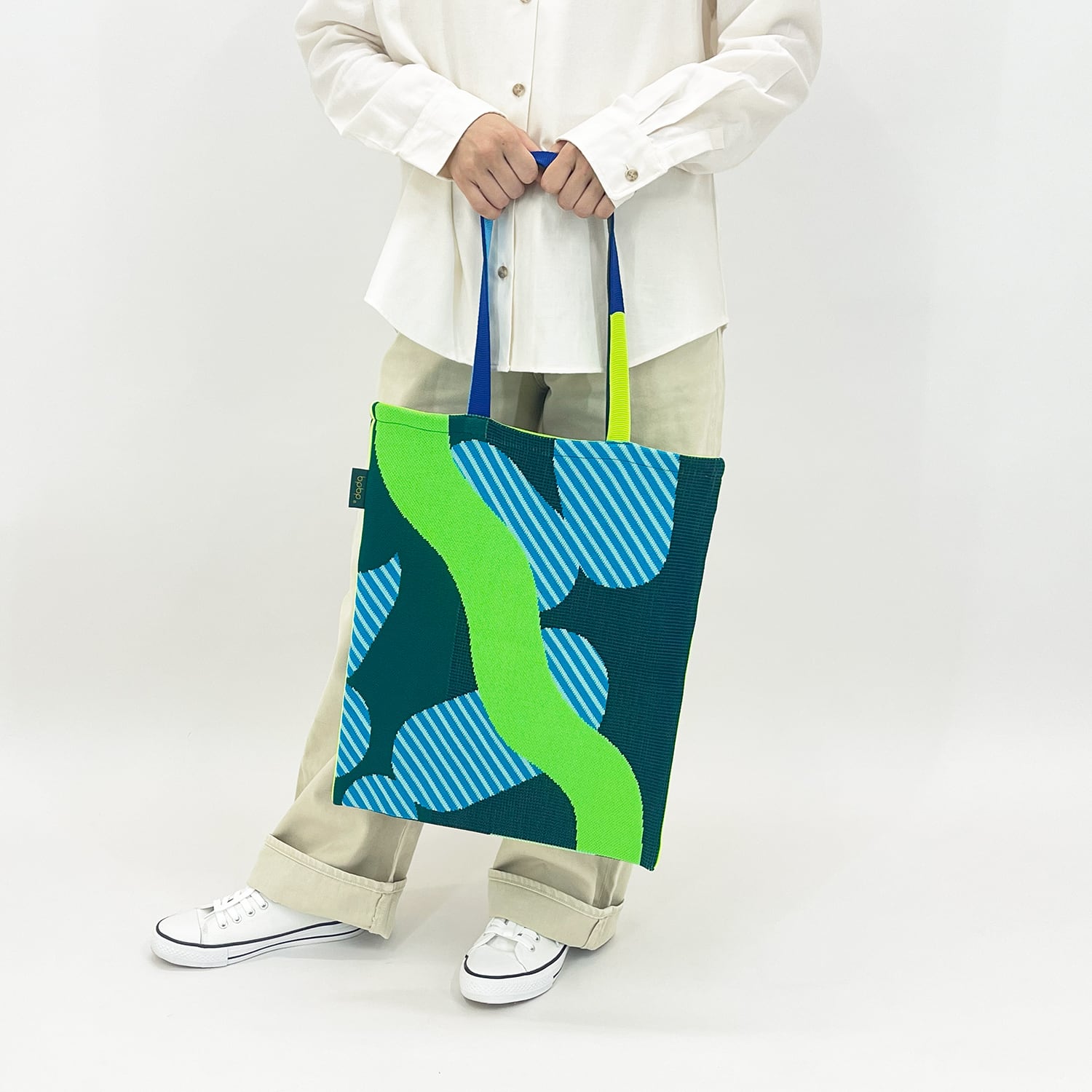 MASARU SUZUKI】鈴木マサル PIPING KNIT TOTE BAG MARKA SHELF