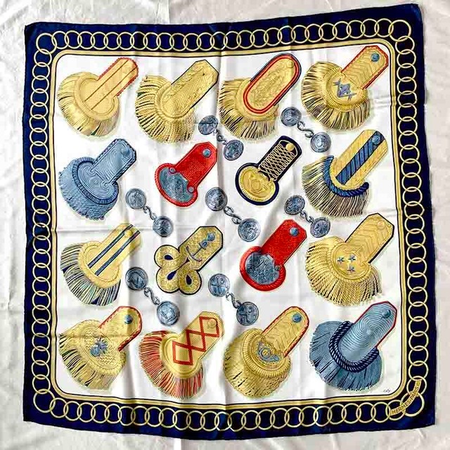 エルメス　スカーフ　カレ　式典肩章　HERMES 12accc４