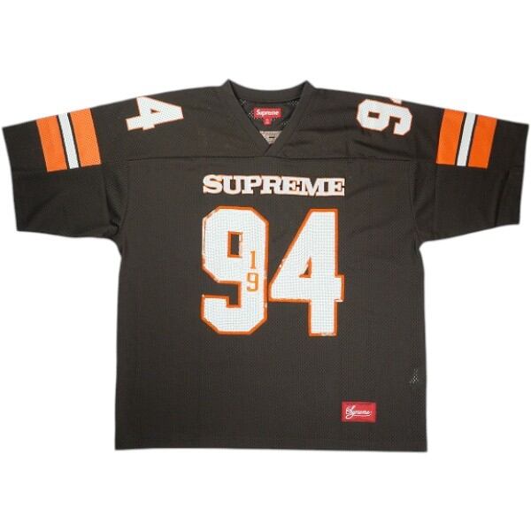Size【XL】 SUPREME シュプリーム 25FW Sequin Football Jersey Brown