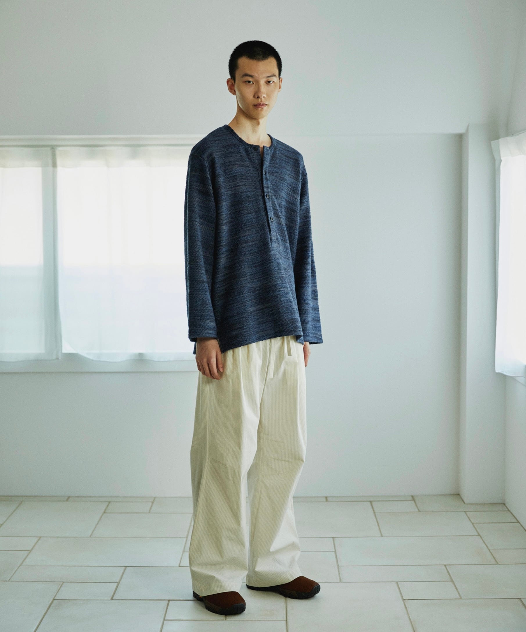 matsuさん専用 MATSUFUJI / M261-1101 / SUICOKE HAIR CALF MULE (SAND