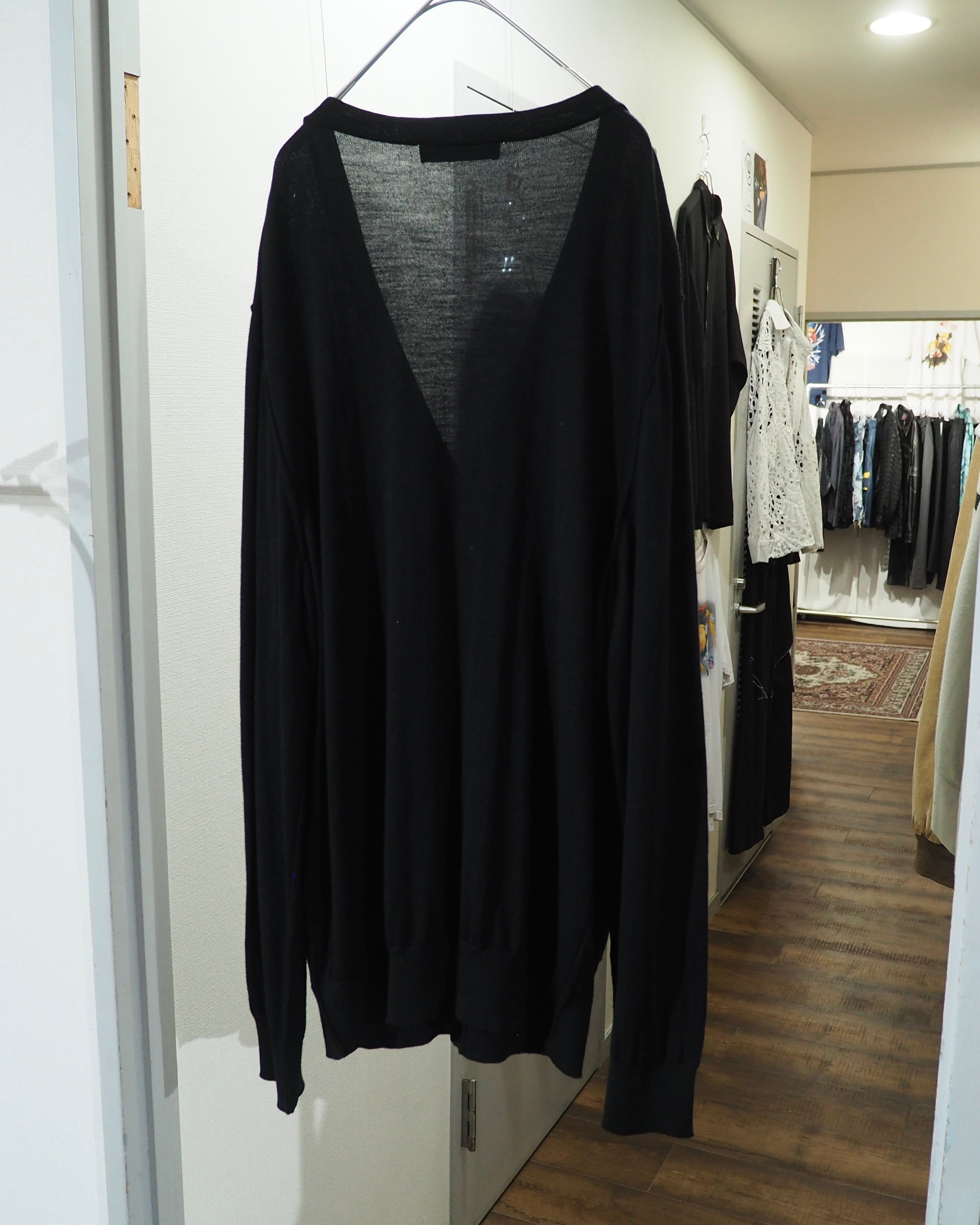 " Made in Italy - DOLCE&GABBANA " Black Lana Virgin Wool Knit Cardigan