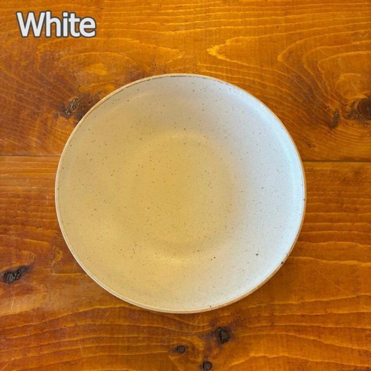 Mino ware PLAIN Deep plate 21cm 3 colors: White, Mint, Lemon. Stackable. Microwave and dishwasher safe.