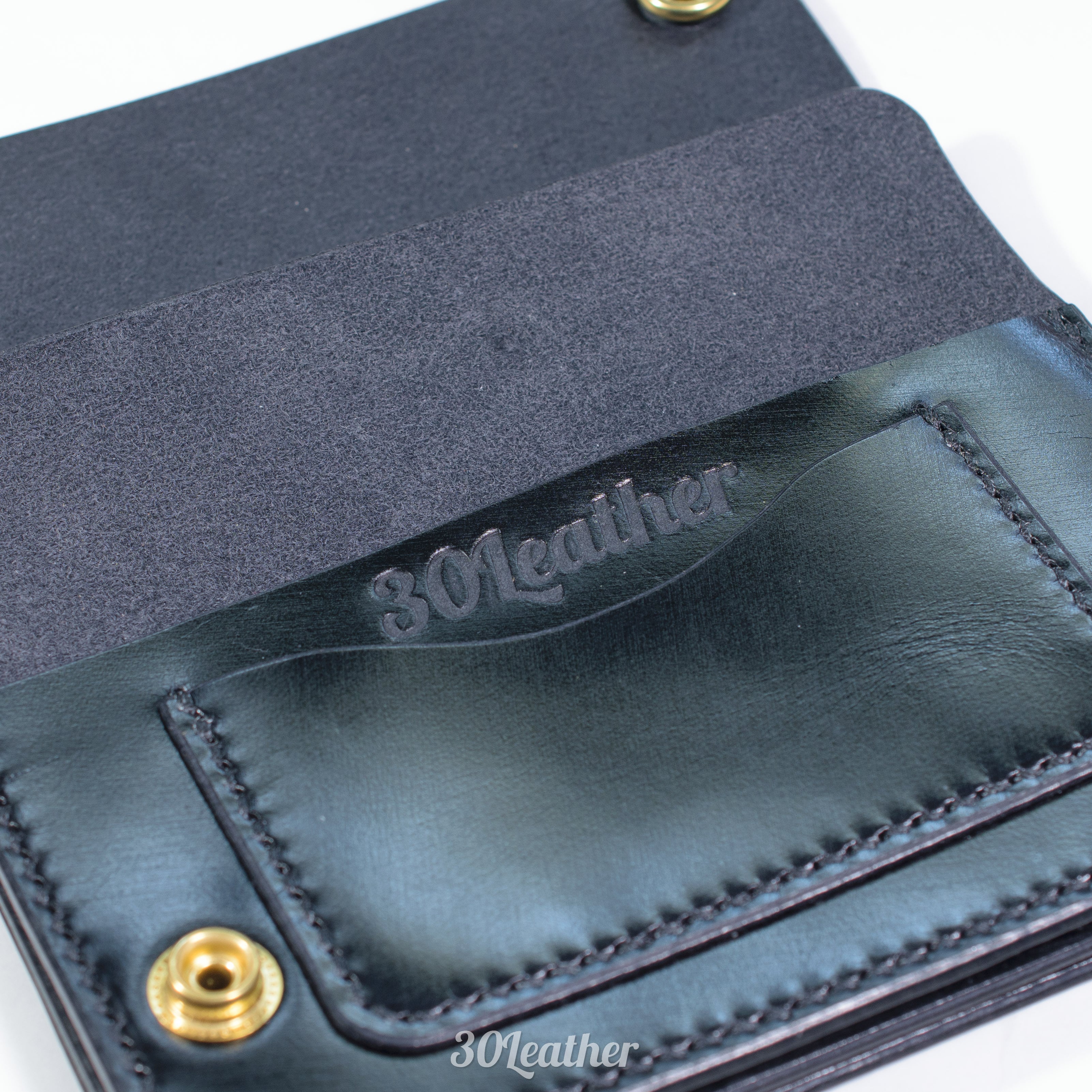 IBIZA BLK MTW-001 ミドルトラッカーウォレット | 30Leather