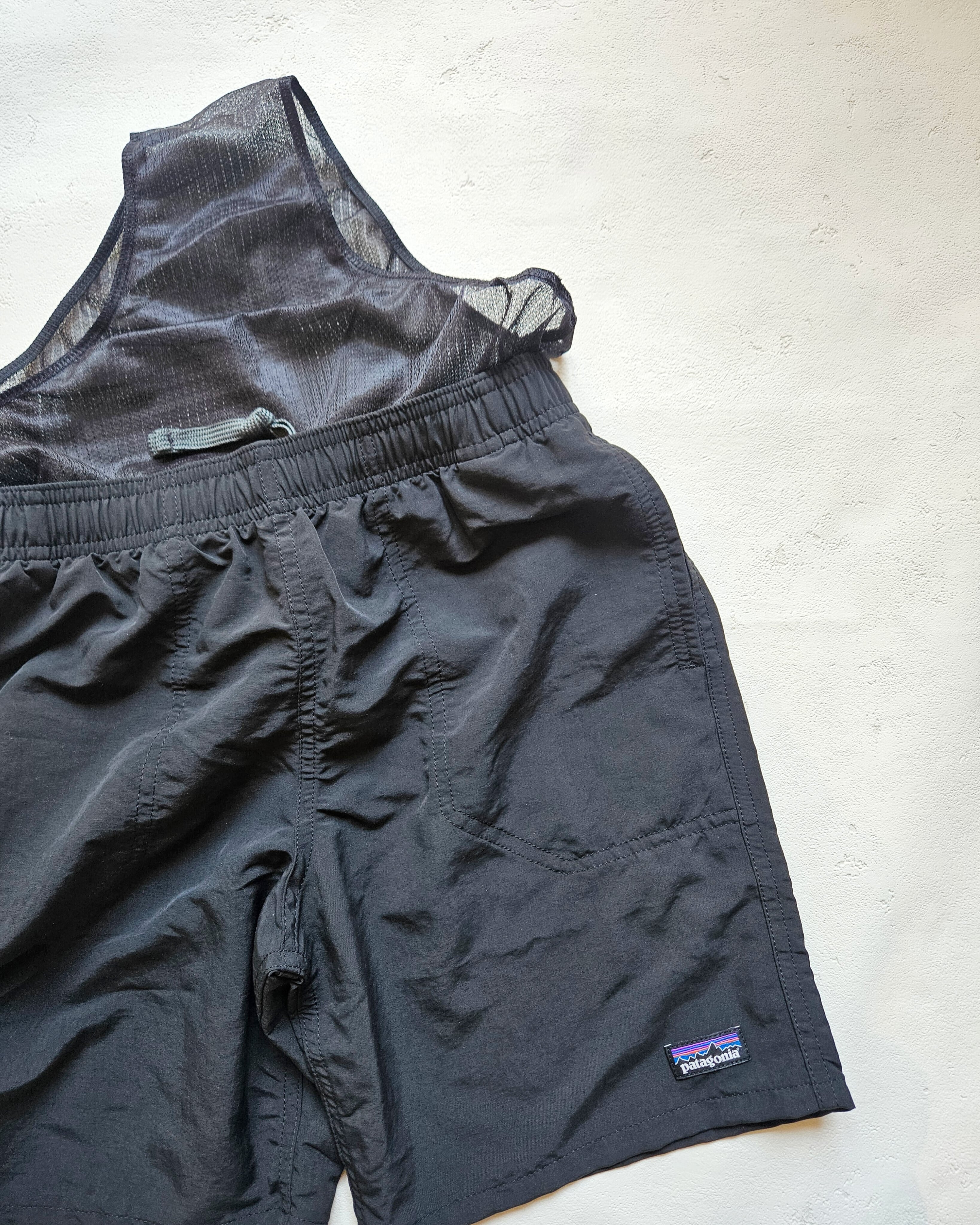 画像の2点セット patagonia】キッズ・バギーズ・ショーツ 7インチ ( ライナー付き