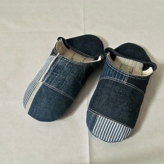 DENIM PATCHWORK ROOMSHOES（S）