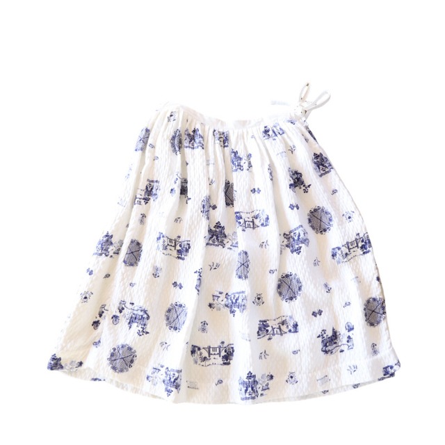 Matelasse Twill Mix Skirt