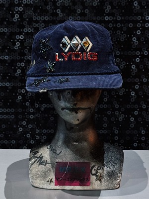 【ÆIEM】MOTHER COMPLEX × Alltimekilling. “MIDNIGHT STARDUST LYDIC” Jewel Studded Corduroy Cap