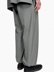 【YOKE】Wool Washer Tropical 2pleated Easy Trousers