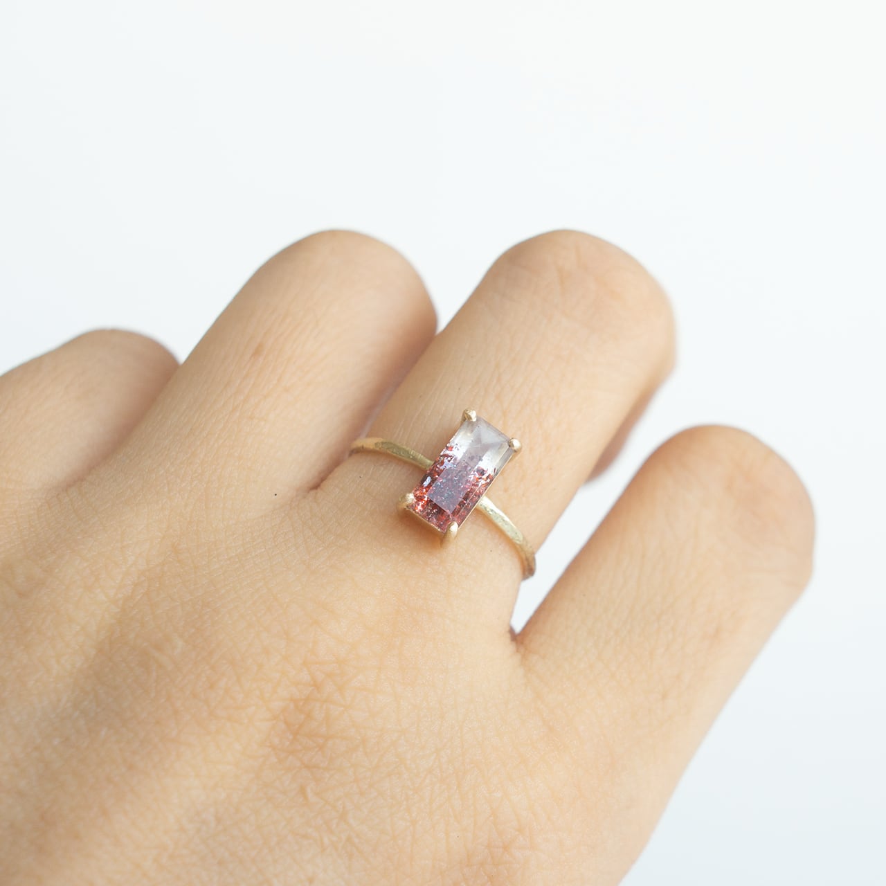 Rock Ring ーレピドクロサイトインクォーツ | Kumiko Taya jewelry