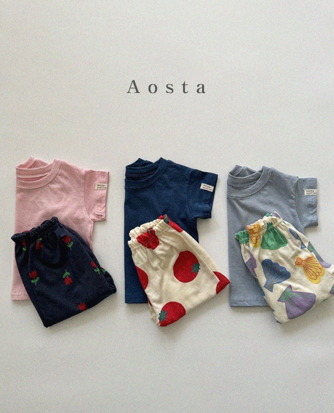 【Aosta】サマージョガーパンツ 70~115cm チューリップ 240511 - 6