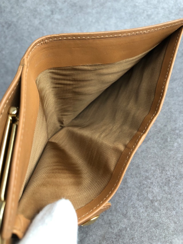 CELINE セリーヌ マカダム 財布 ブラウン ブラゾン PVC レザー 二つ折り財布 vintage ヴィンテージ オールド npchhu