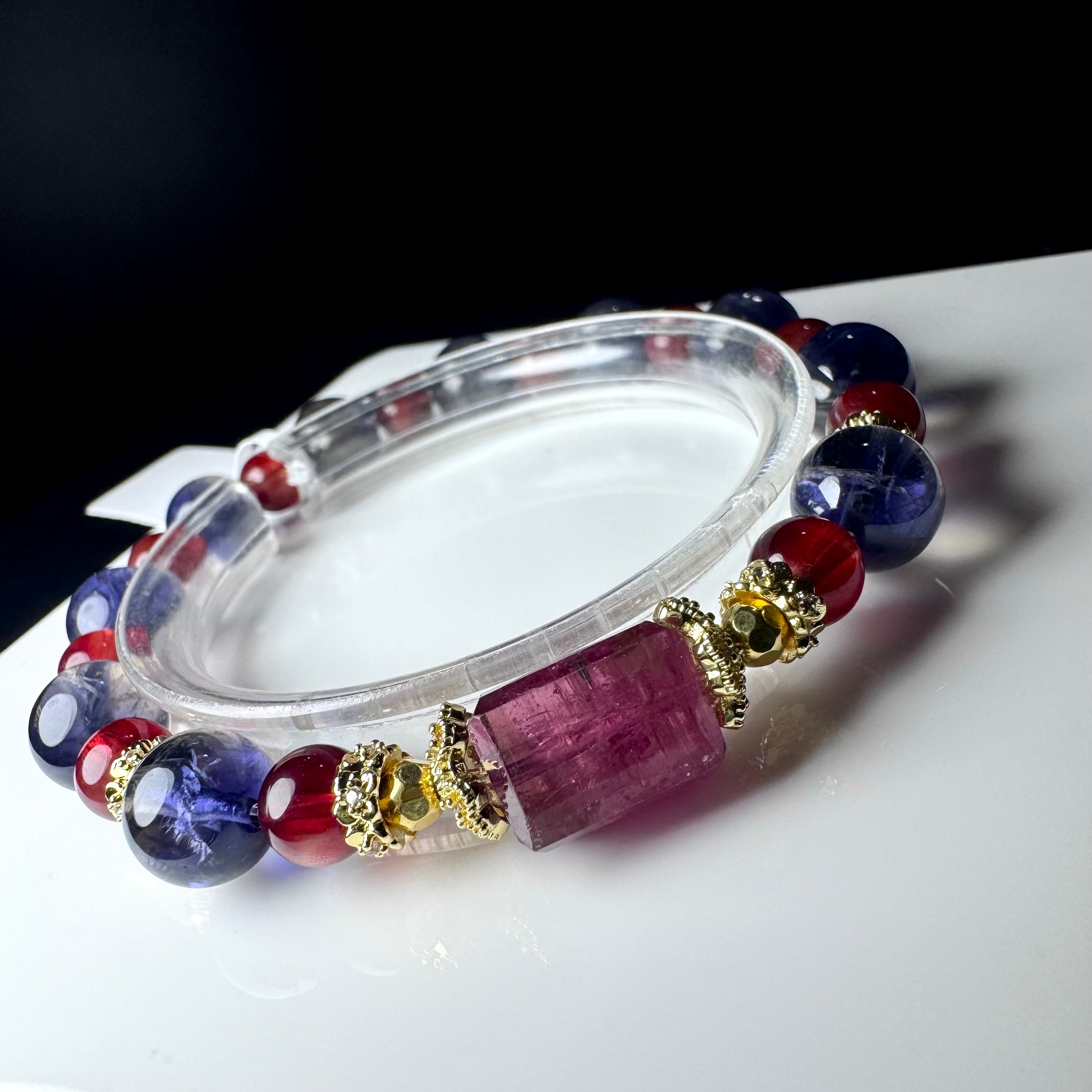 no.B トルマリン アイオライト レッドアンデシン