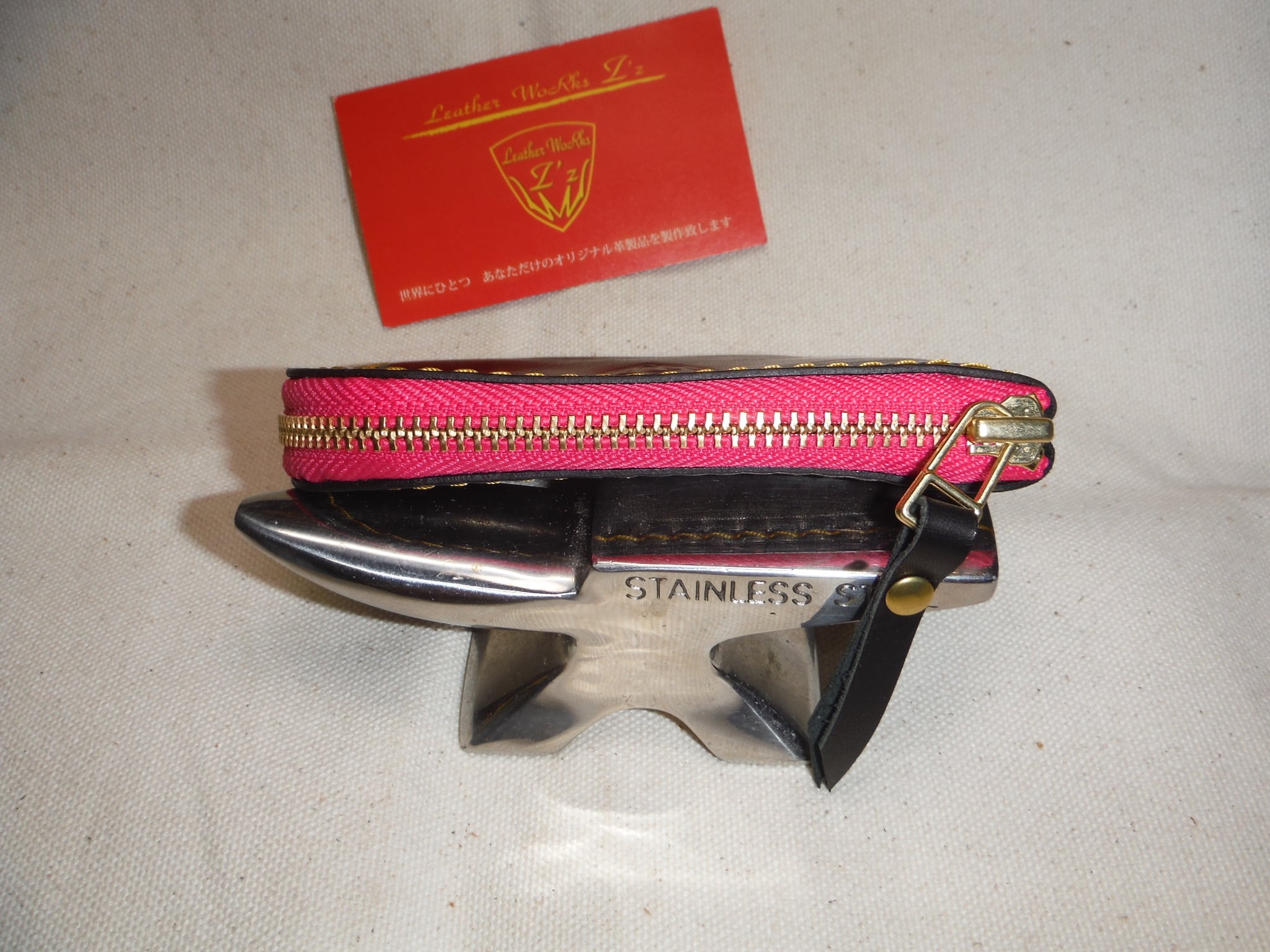 レザークラフト L型 120×80R20R10t16 YKK5号/エクセラ共用 メタル