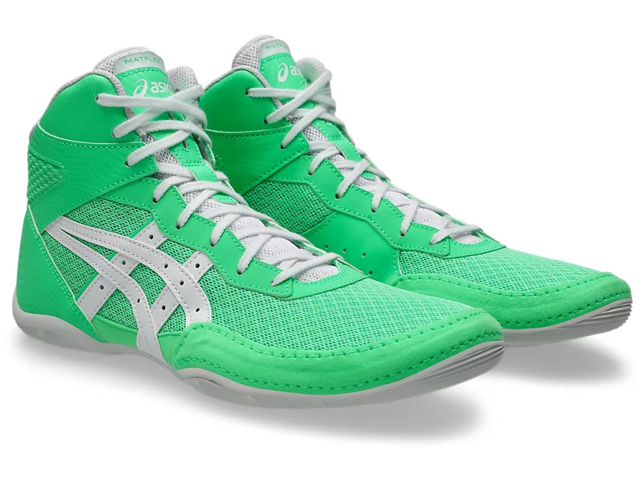 アシックス asics レスリングシューズ MATFLEX 7 グリーン×ホワイト