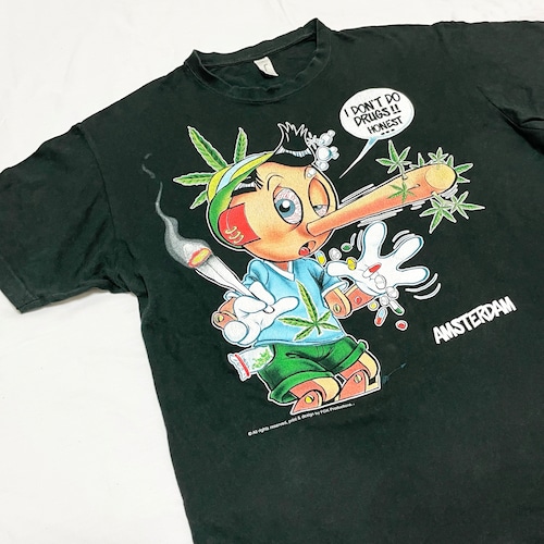 Marijuana × Pinocchio Parody T Shirt