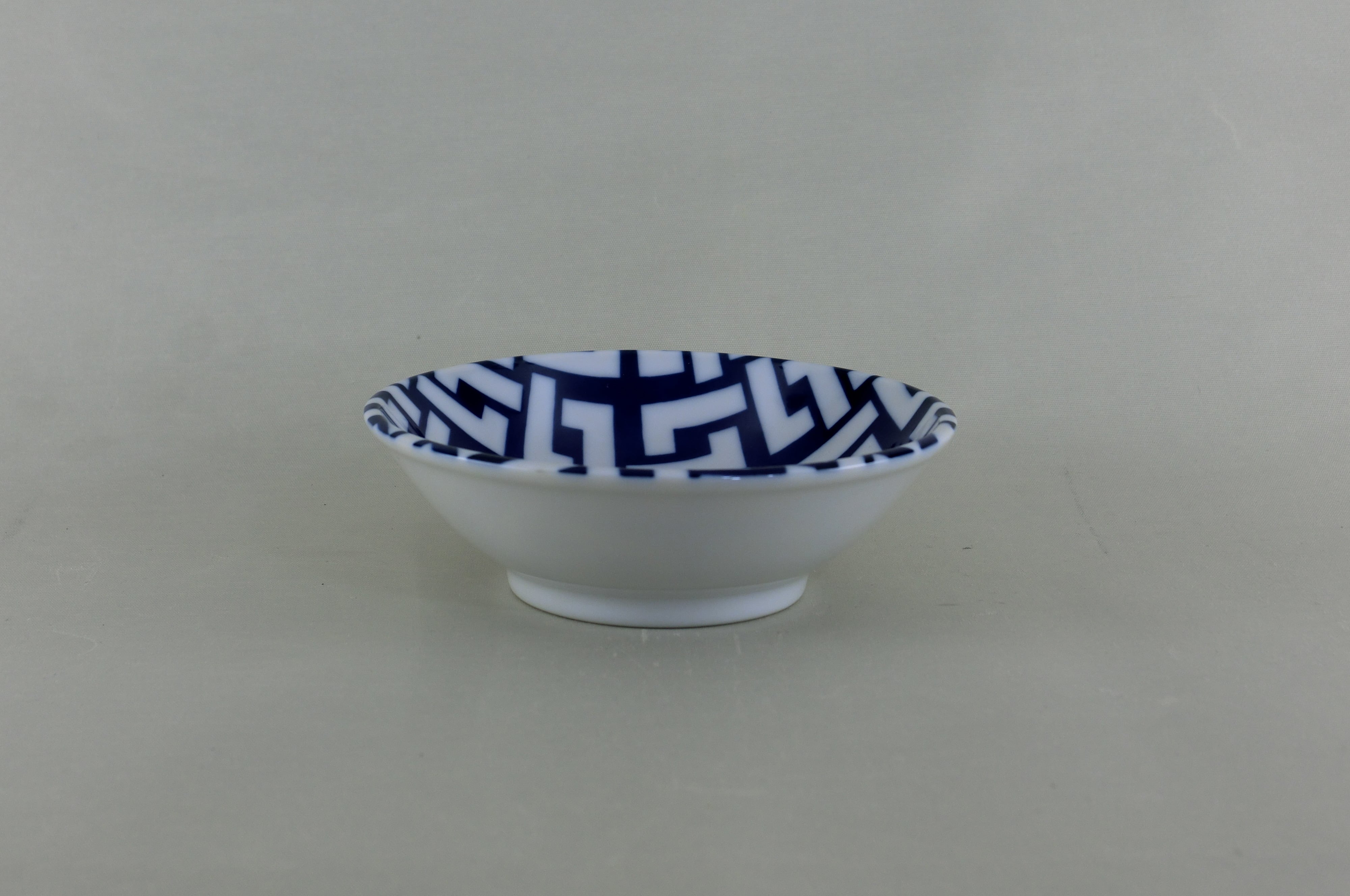 藍小紋伝統柄シリーズ　小鉢（釘抜き）