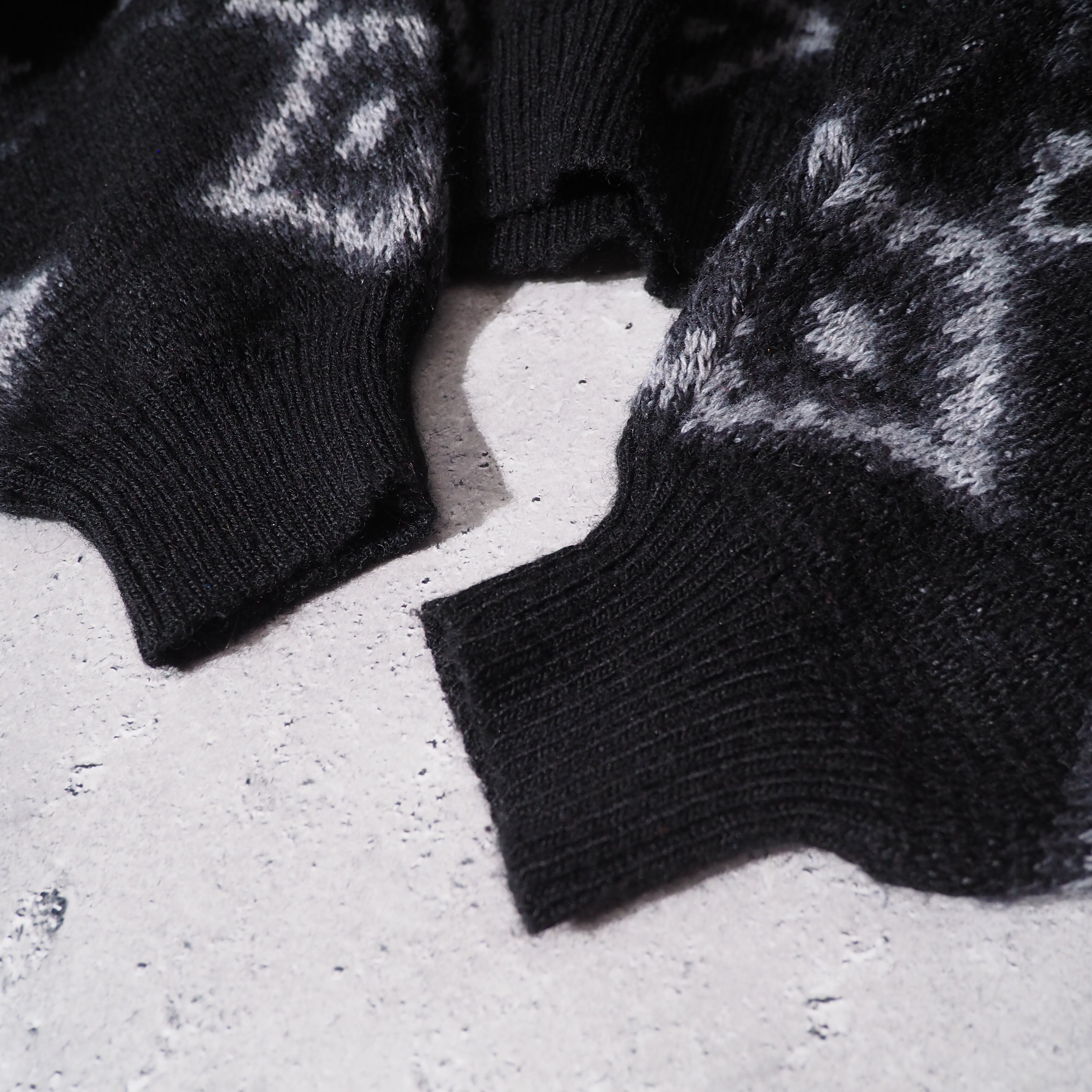 1980s " Made in Italy " vintage loose High neck knit