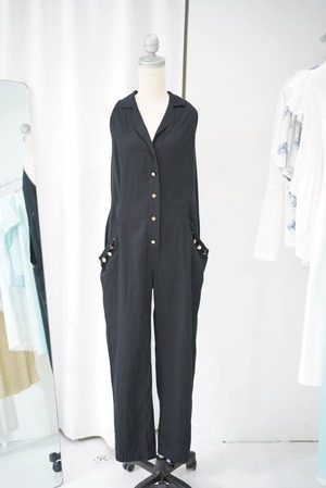 vintage botton cotton jumpsuit