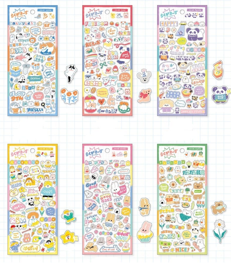 ステッカー らくがきーずステッカー miw_82761_82766 seal sticke