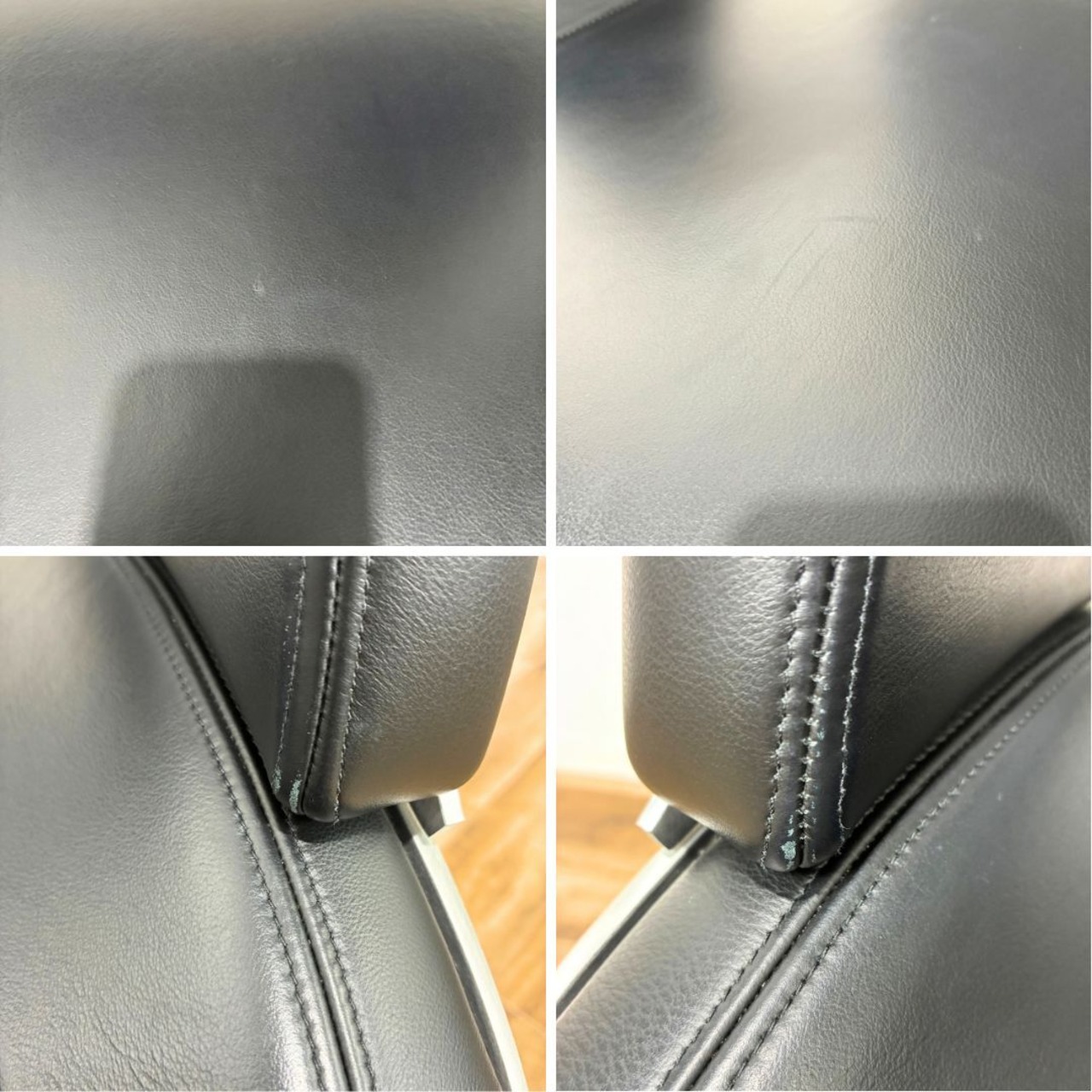 Interstuhl SILVER インタースツール シルバー オフィスチェア デザイナーズ家具 Cassina ixc. 本革 ブラック系【中古】【250サイズ】