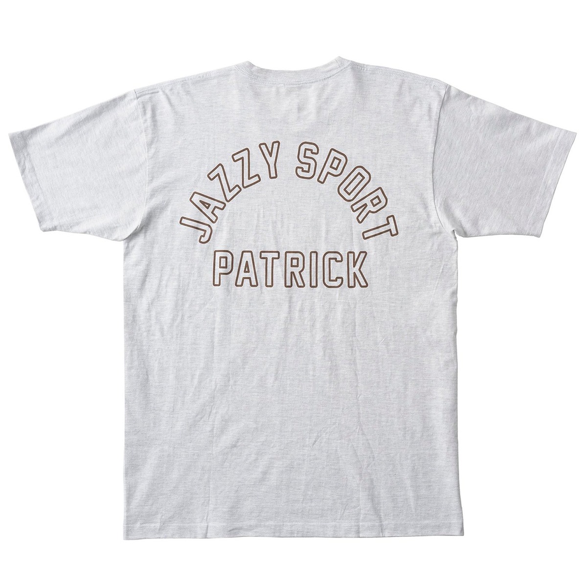残り1点 Patrick Jazzy Sport College Logo Tシャツ ライト・グレー Jazzy Sport Shimokitazawa