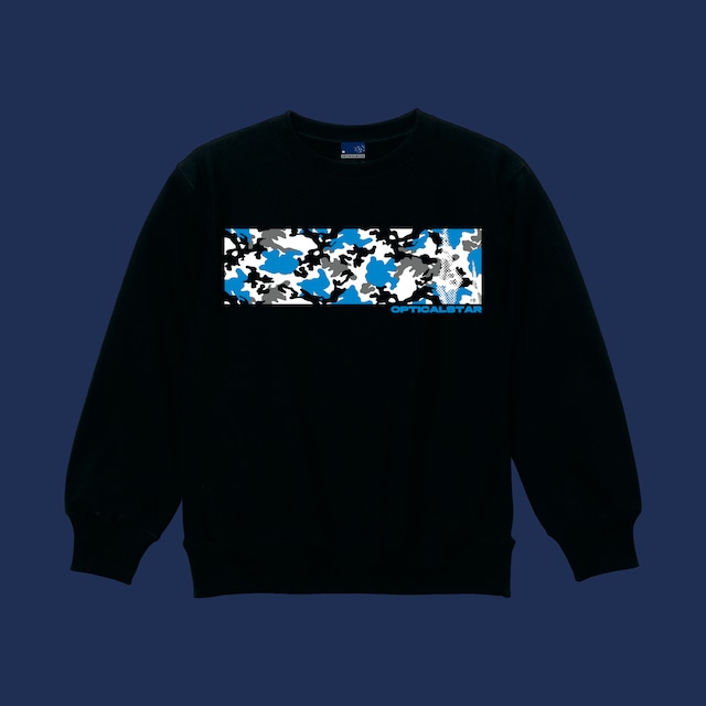 Blue Camo Sweatshirt (Black)