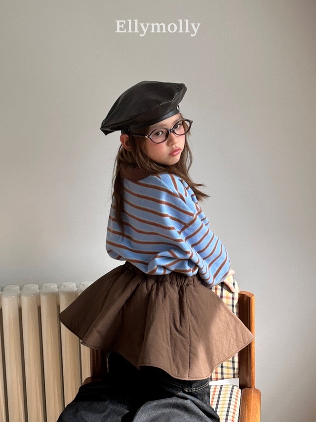 予約 Pom Pom Snow Collar T [ Elly molly ]