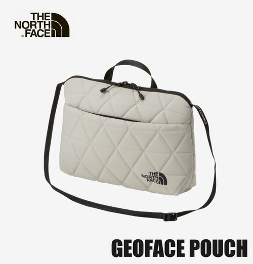 ノースフェイス バッグ ショルダーバッグ ジオフェイスポーチ THE NORTH FACE Geoface Pouch NM32356 フォッシルアイボリー