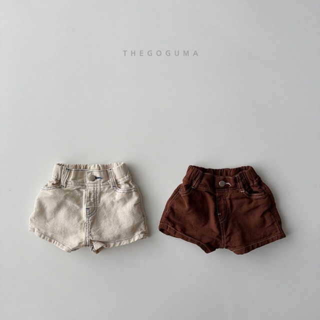 【取寄】the goguma｜like short pants｜ライクショートパンツ｜XS-JL｜kids&jr｜26 summer