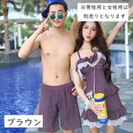 メンズ水着 海パン サーフパンツ 赤 レッド 小柄 水玉柄 ドット ハーフパンツ 軽量 速乾 リゾート 海 プール 旅行 水遊び 男性用 スイムウェア スイムパンツ カジュアル おしゃれ 涼しげ ビーチパンツ 夏 シンプル カップル ペアルック w597