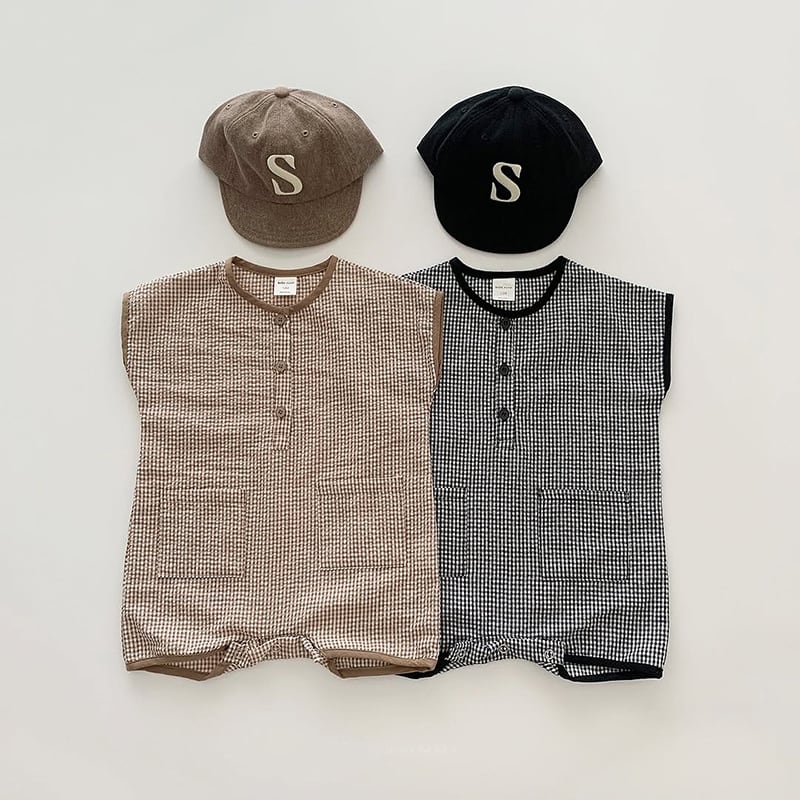 SOOR PLOOM ノースリーブ 3yr/98cm ギンガムチェック キッズ服(100cm~) SOOR PLOOM ノースリーブ 3yr/98cm ギンガムチェック