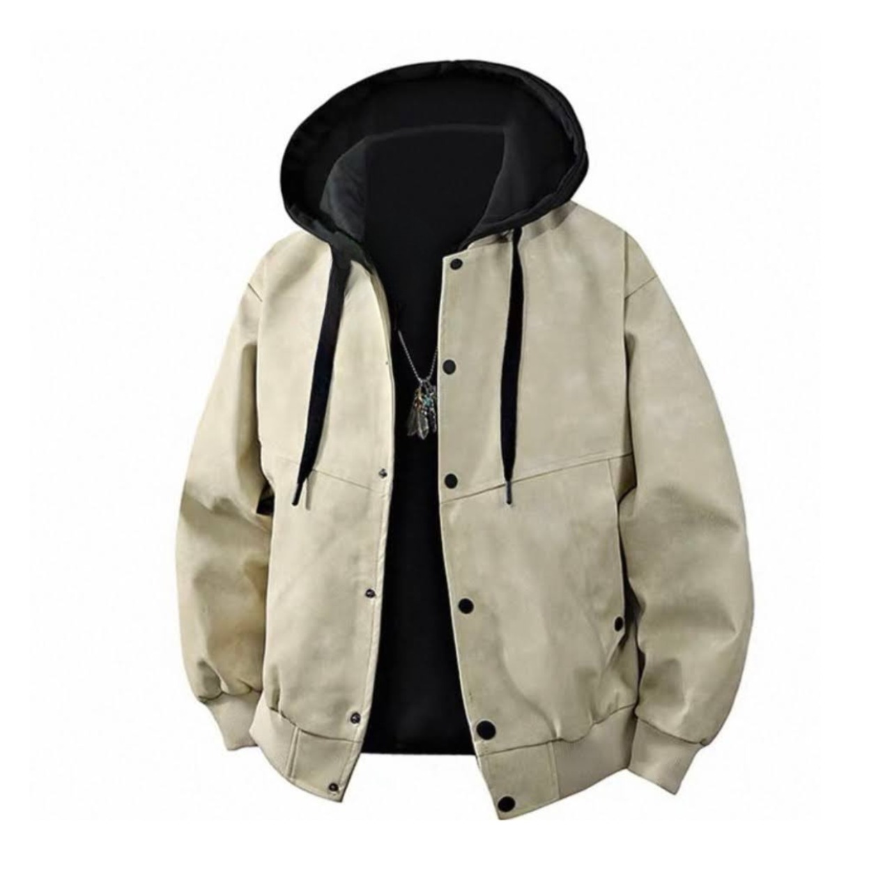 Zip-Up Hooded Short Jacket ◇3color H0873