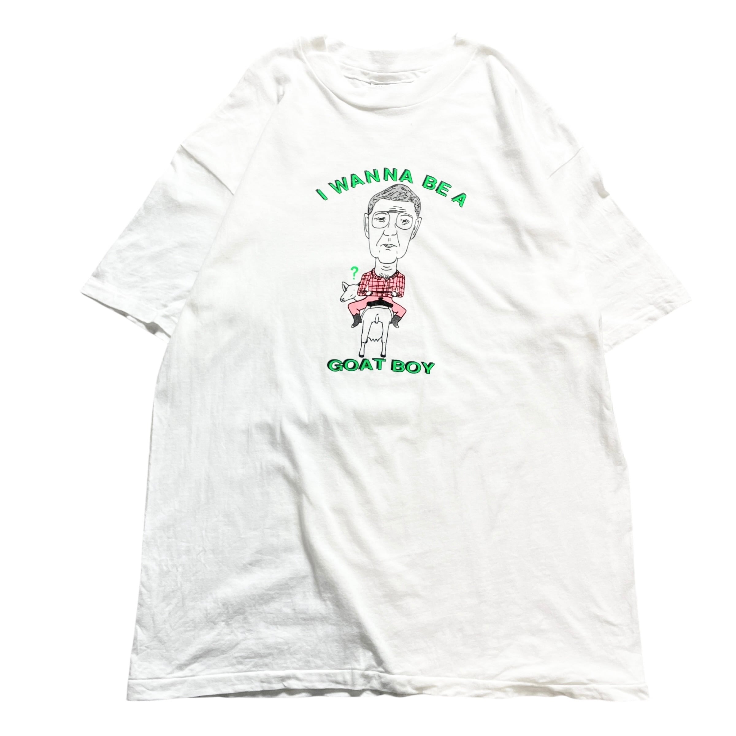 90s USA製 おじさん ジョーク グッドプリント vintage Tシャツ