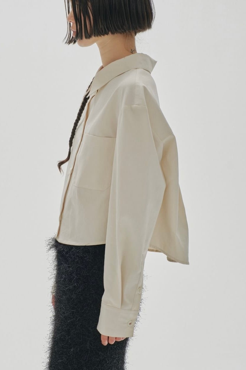 TODAYFUL Over Shoulder Shirts オーバーショルダーシャツ Ecru 