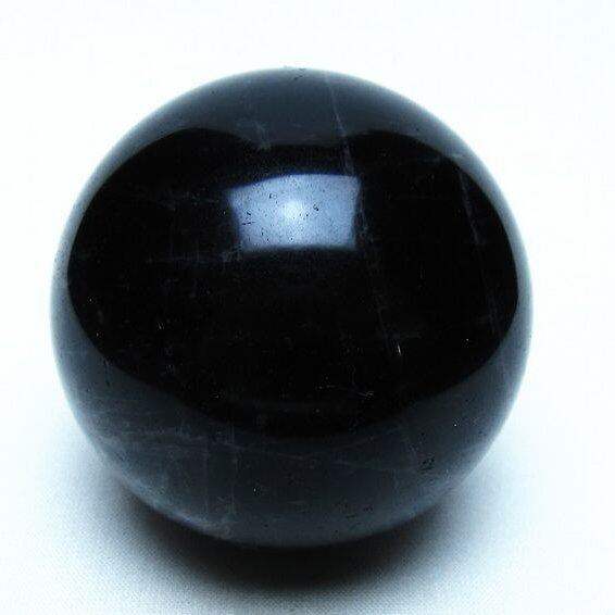 モリオン 黒水晶 丸玉 63mm 一点物 151-9553