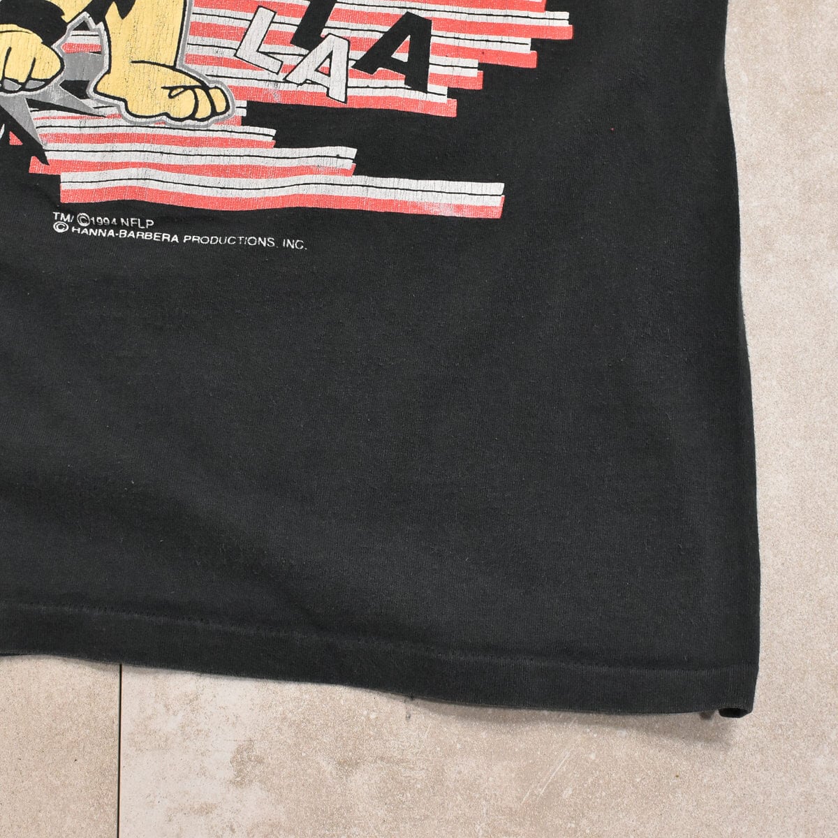 レア 90's USA製 フリントストーン Tシャツ グレー L ハンナバーベラ