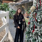 Cropped Black Wool Jacket