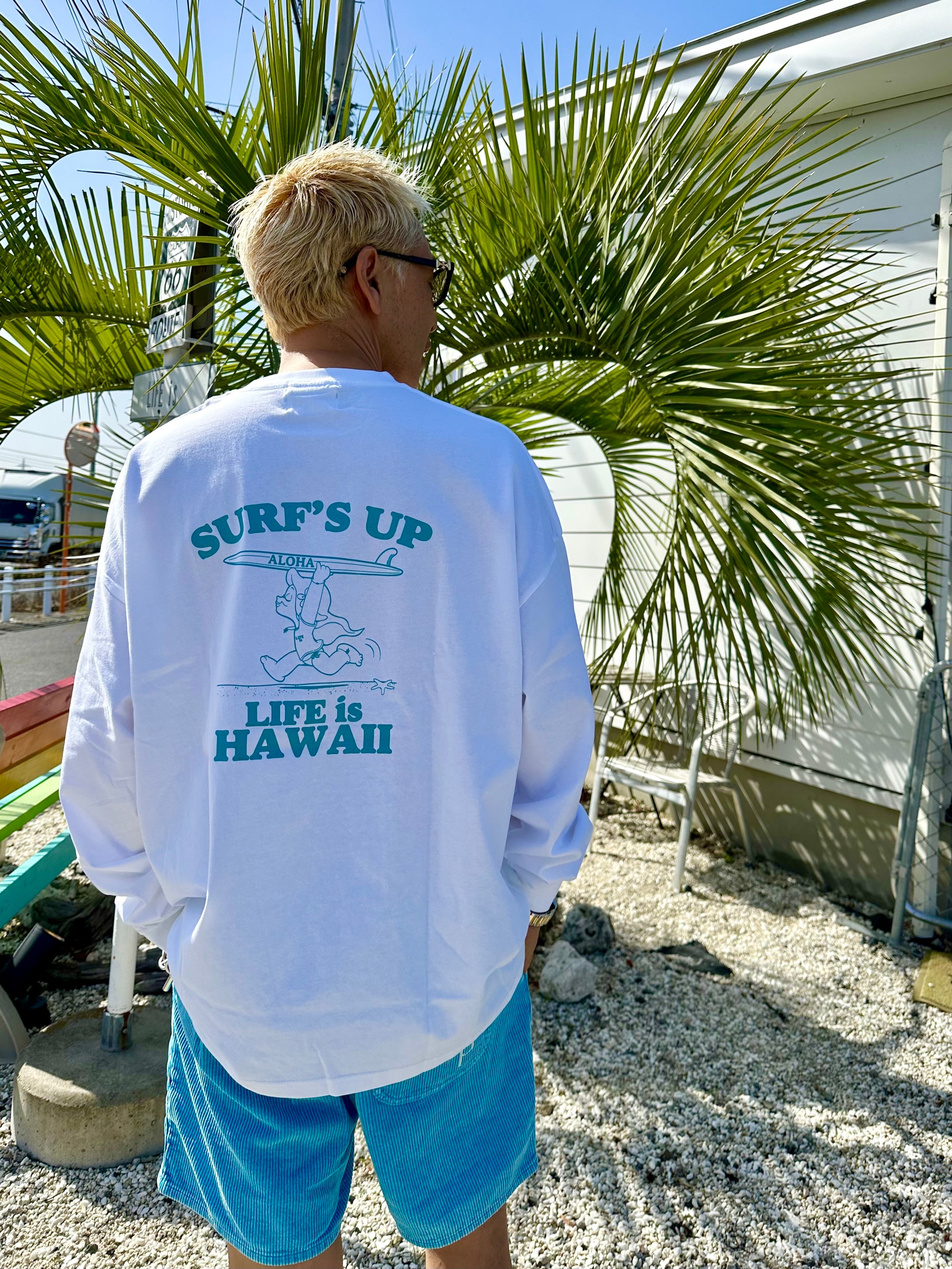 限定！LIFE is × MAPUAコラボsurf's upロンT ¥5,990+tax(¥6,589)