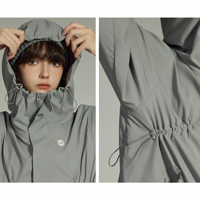 Utility hooded coat A00250