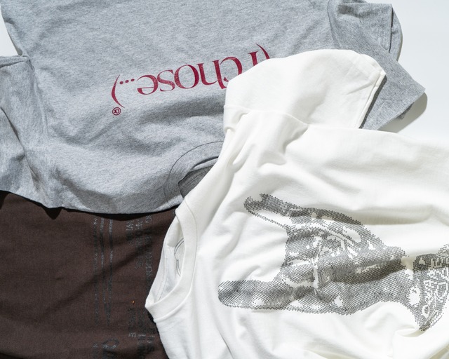 ORNAMENT STORE "Past archive products" White T-shirts