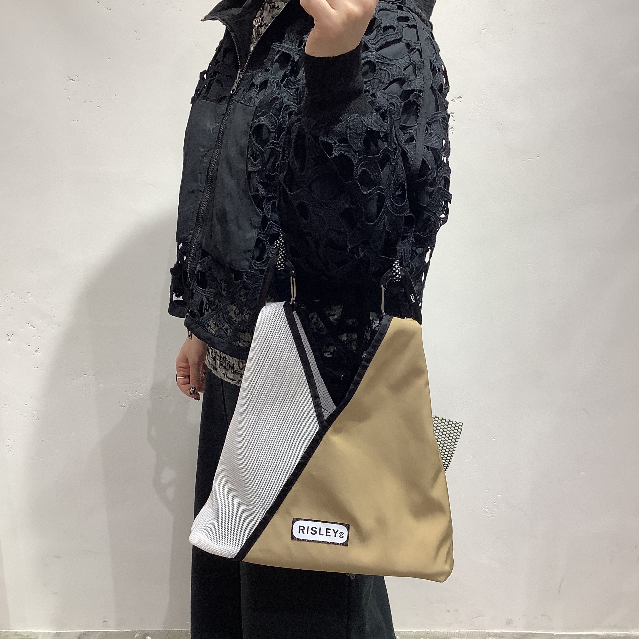 RISLEY×OUTDOOR(リズレイ×アウトドア)】トライアングルフリルメッシュ