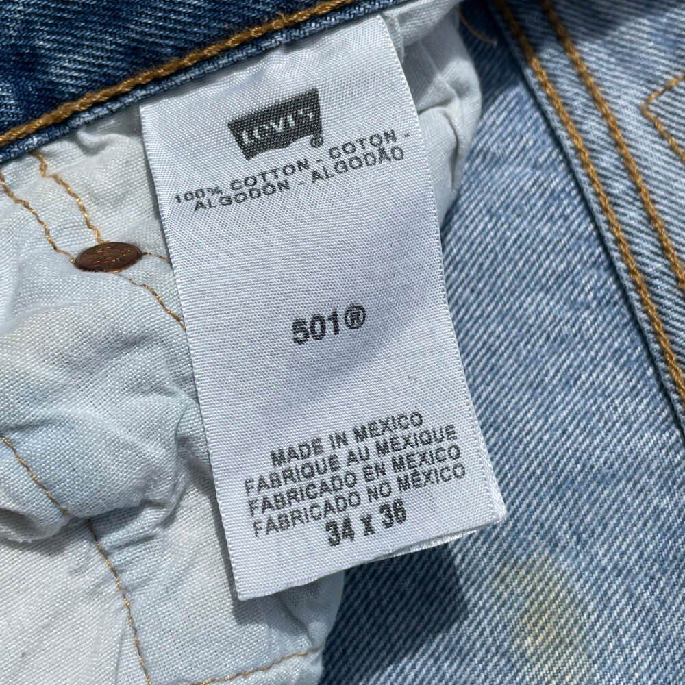 Levis 501 [Levis 501-0000 Made in Mexico] Vintage Denim Pants W-34 L-36 |  beruf