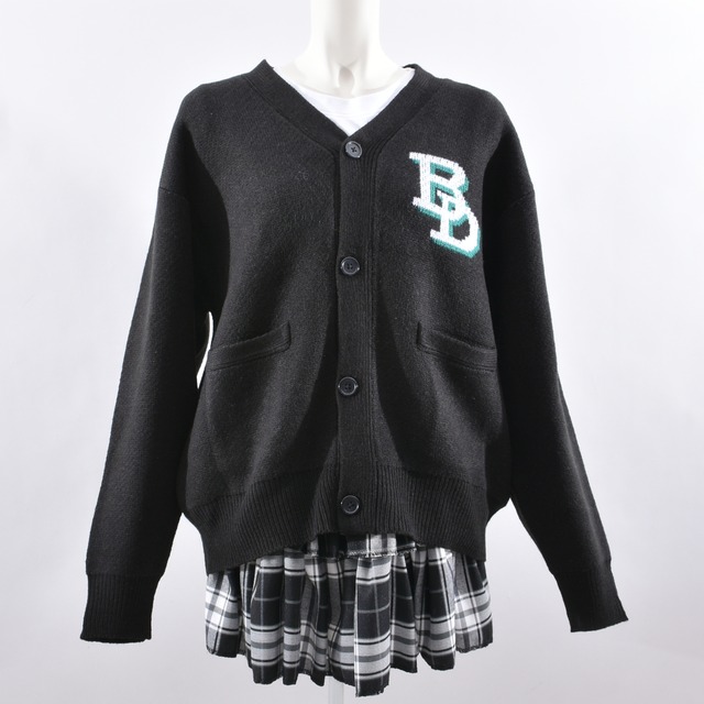 【70%OFF】BEN DAVIS★ロゴニットカーディガン