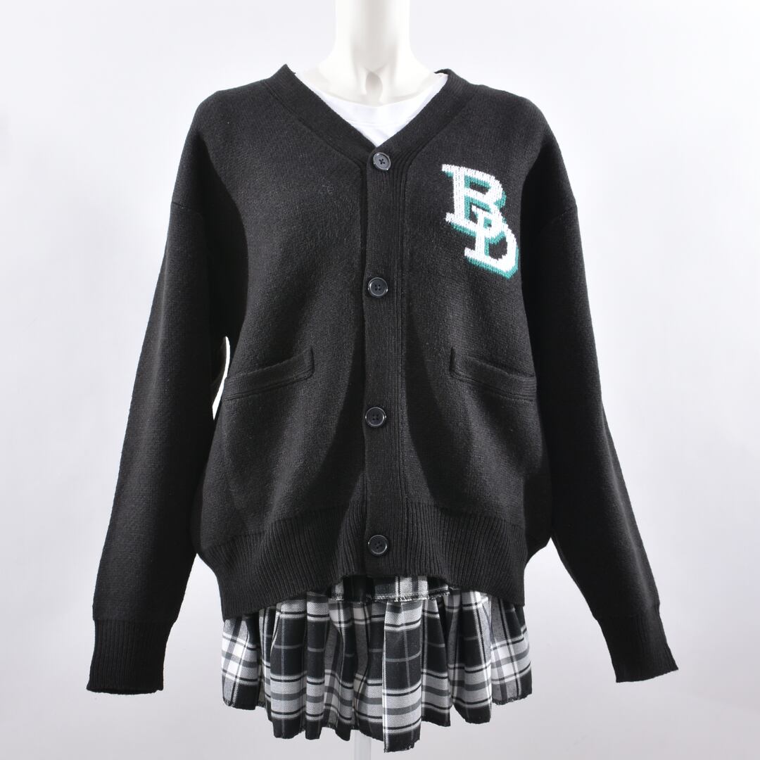 【70%OFF】BEN DAVIS★ロゴニットカーディガン